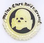 Meine Ehre Heisst Treue Lapel Pin My Honor is Loyalty Medal Waffen SS Skull Totenkopf Badge