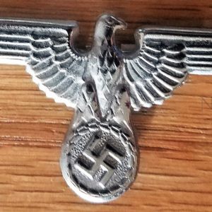 SS Cap Eagle Pin German WW2 Nazi Party Officer German WW2
