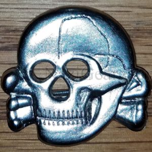 SS Deathshead Cap Skull in Silver German WW2
