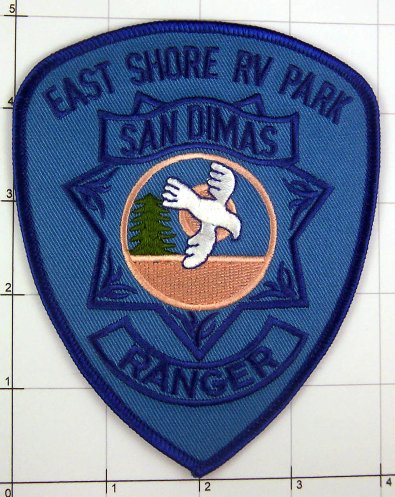 Patch Dimas East Shore RV Park San Dimas Ranger Bird Wilderness Law Enforcement ...