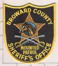 FL Broward County Sheriff’s Office Mounted Patrol 3.8″x4.3 ...