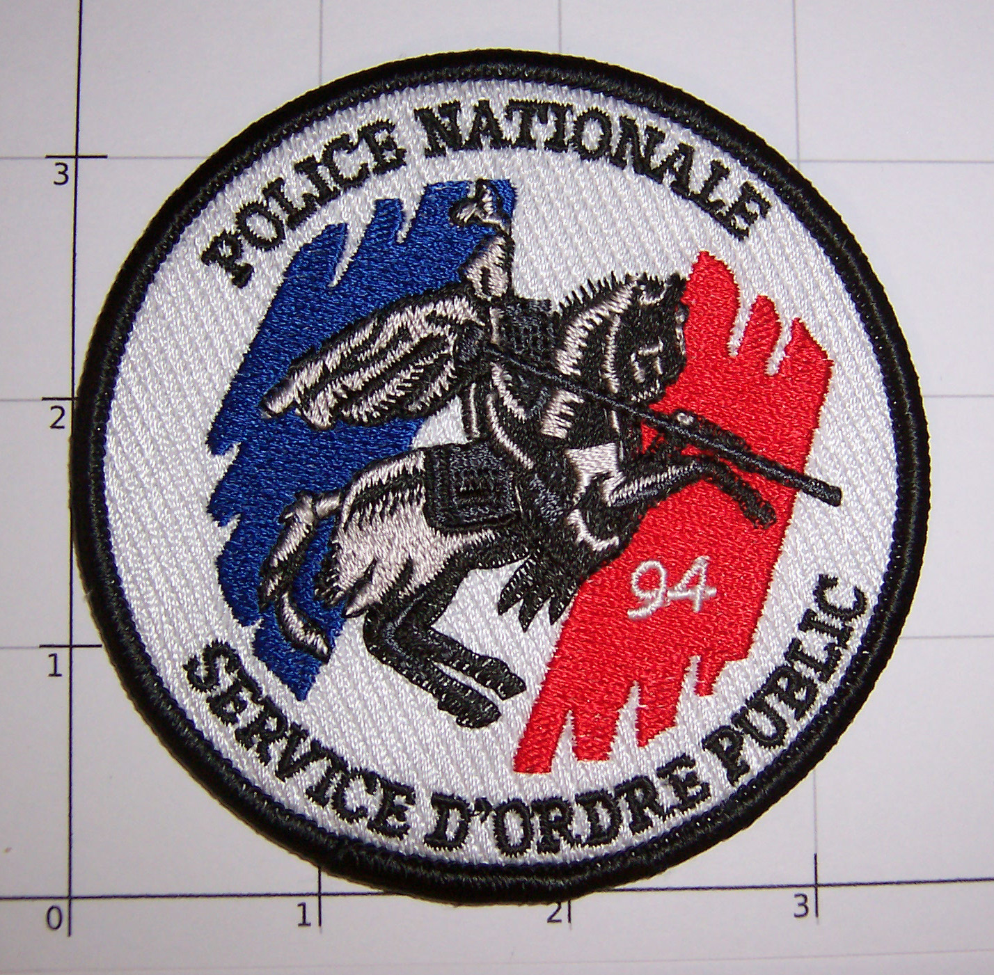 France Police Nationale 94 Service D’Ordre Public Patch Knight Rider ...