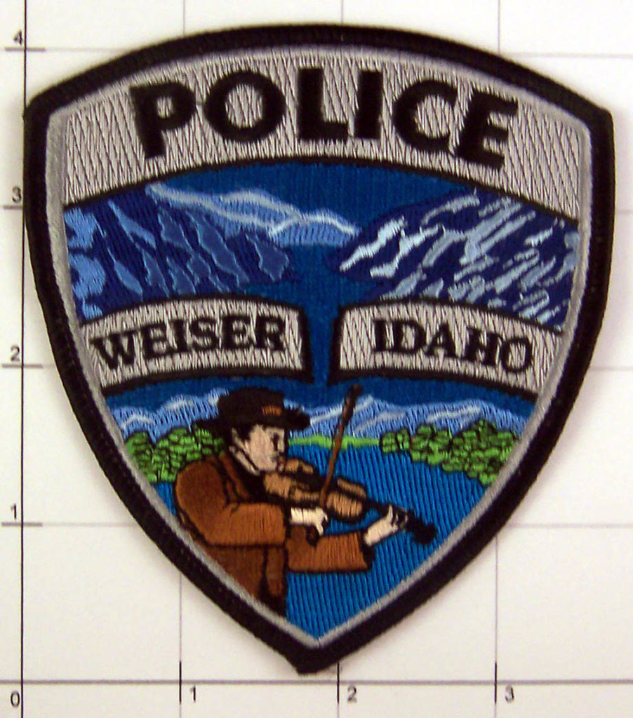 Idaho Weiser Police Violin Fiddler Law Enforcement Patch
