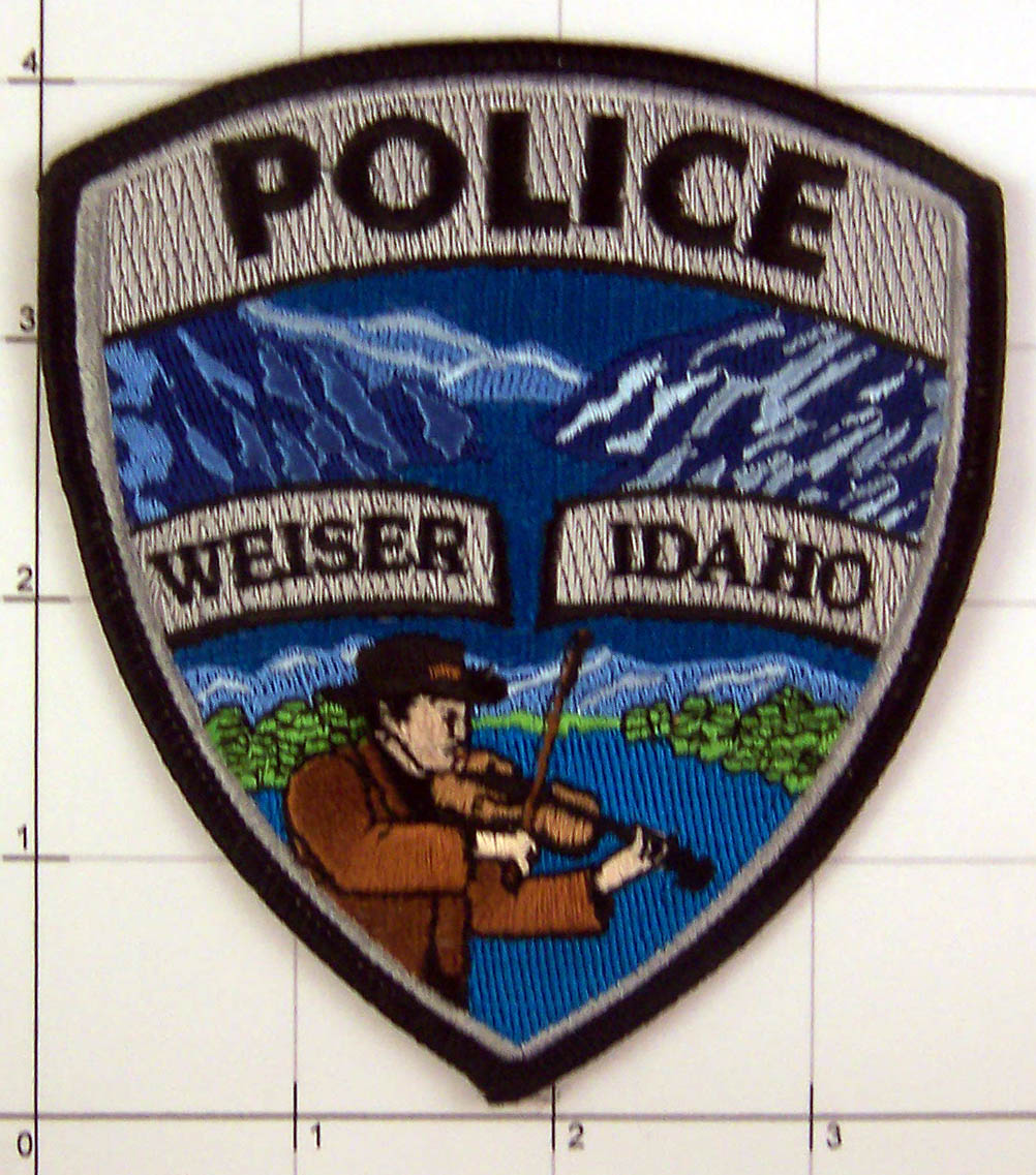 Idaho Weiser Police Violin Fiddler Law Enforcement Patch