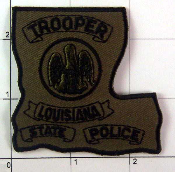 Louisiana State Police Trooper Subdued Law Enforcement Patch
