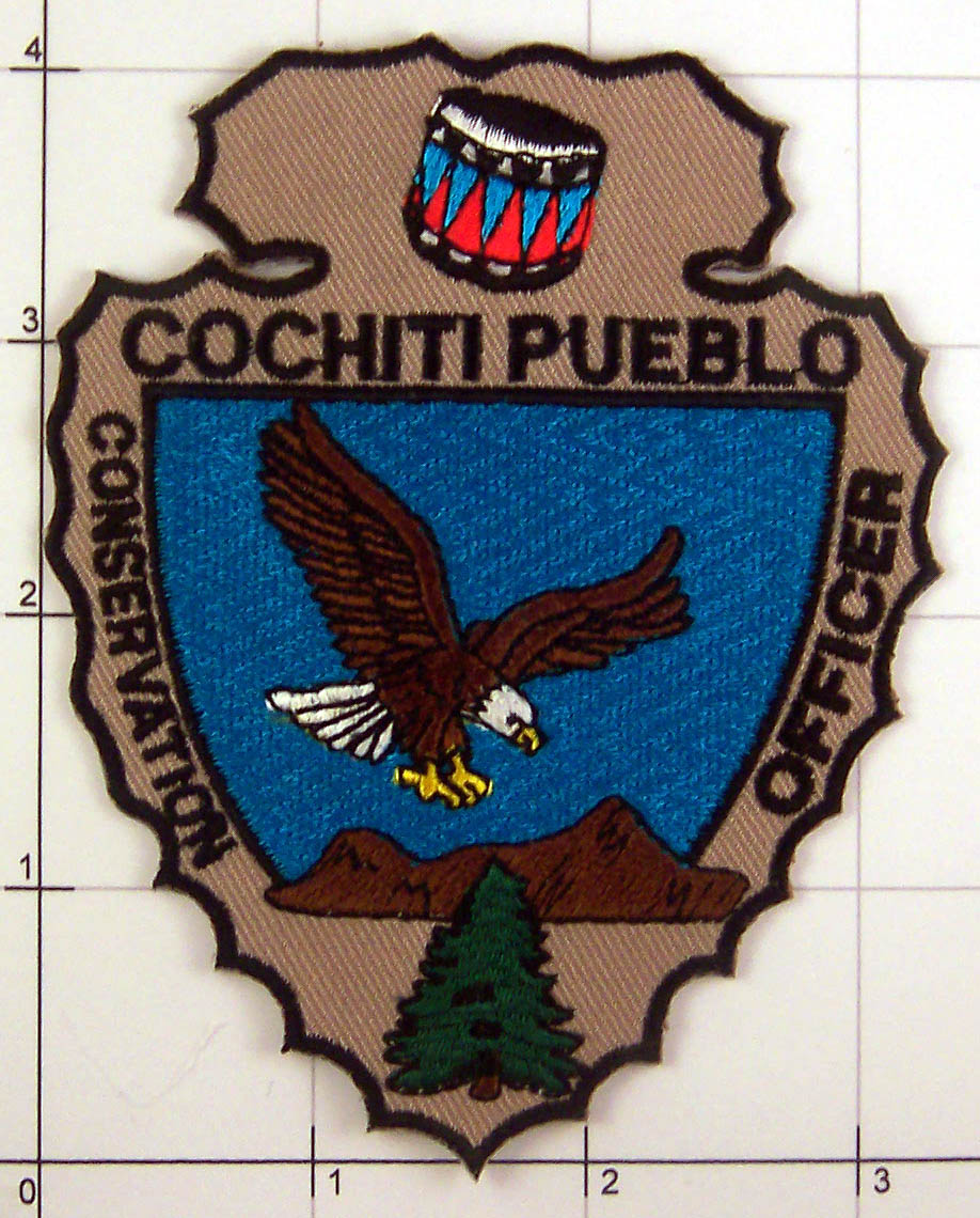 New Mexico Cochiti Pueblo Conservation Officer Eagle Desert Wilderness Patch