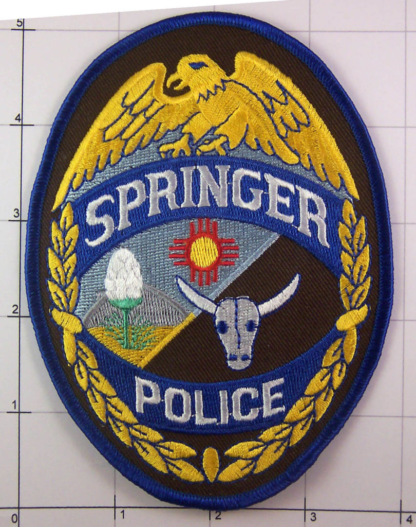 New Mexico Springer Police Eagle Desert Law Enforcement Patch