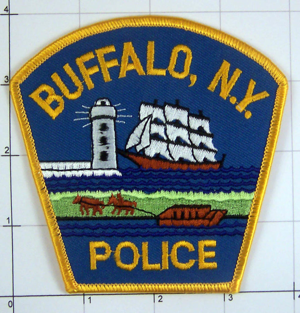 New York Buffalo Police Navy Blue Lake Lighthouse Ship Patch