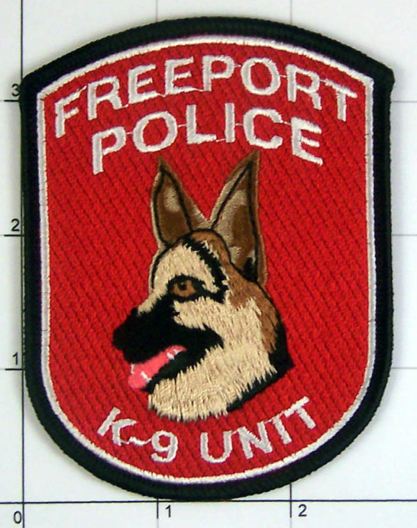 New York Freeport Police K9 Unit Canine K-9 Dog Law Enforcement Patch ...