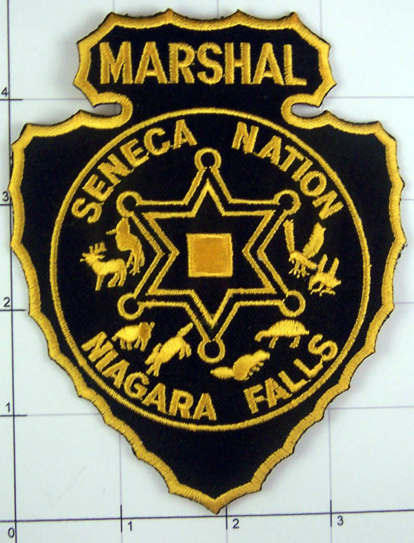 New York Niagara Falls Seneca Nation Marshal Star Law Enforcement Patch ...