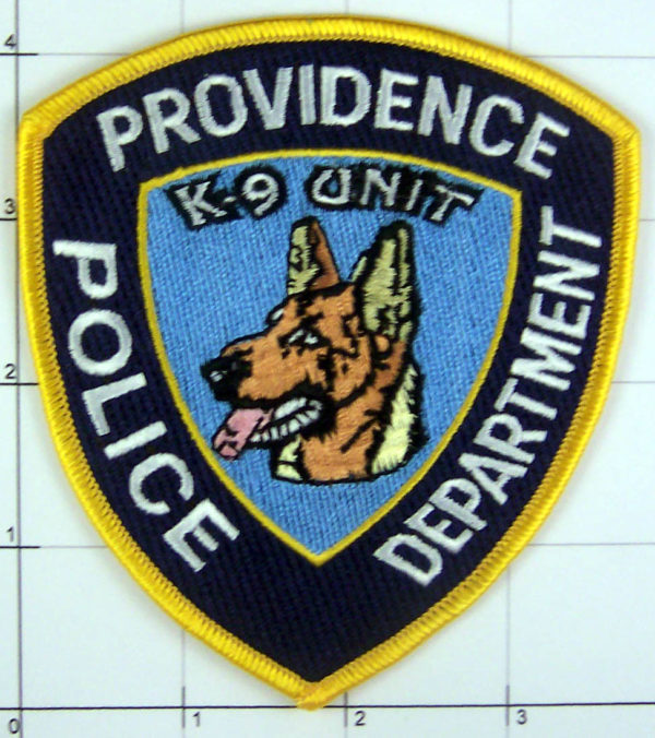 Rhode Island Providence Police Department K9 Unit Law Enforcement Patch ...