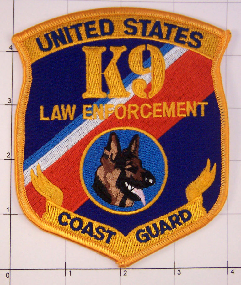 USCG K9 Coast Guard K-9 Canine Dog Law Enforcement Police Animal Patch ...