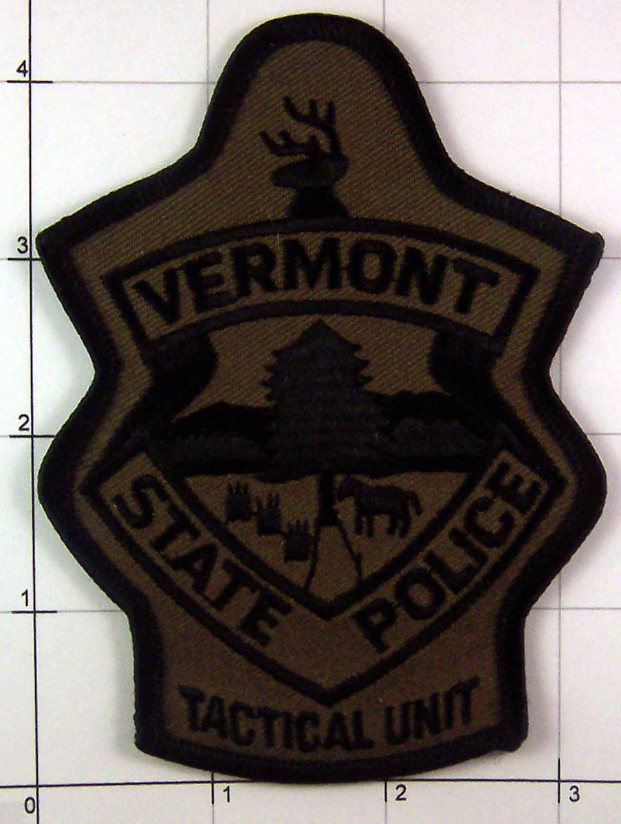 thumbnail interactive-video image 1 of Vermont State Police Full Size Collectible Patch – New, Official-Style Embroidered Badge 1 of 5