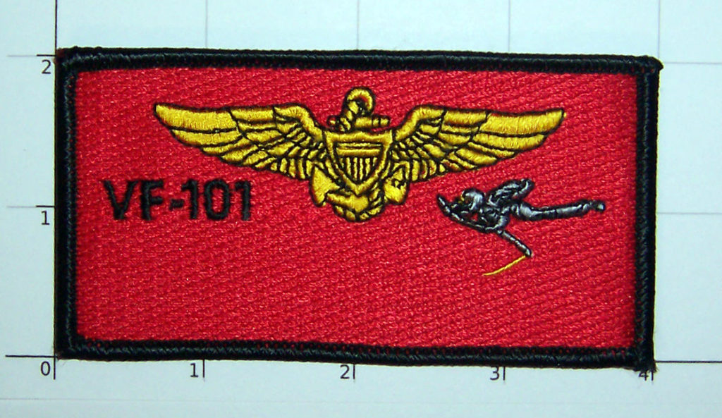 VF-101 Pilot Nametag Grim Reapers Military Flight Squadron Patch ...