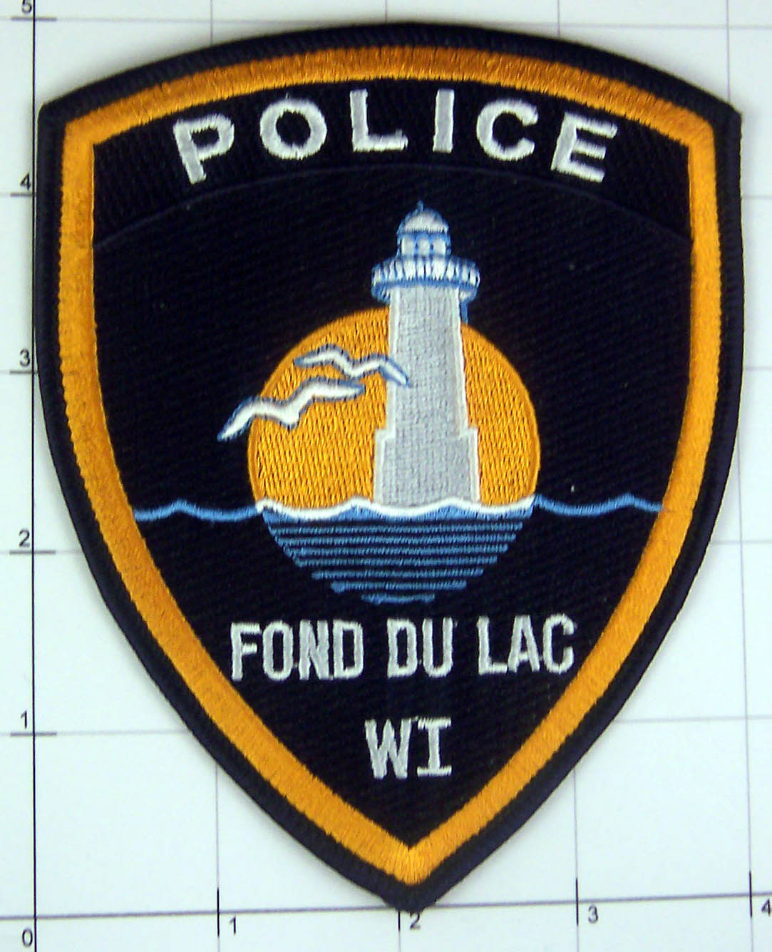 Wisconsin Fond Du Lac Police Lighthouse Law Enforcement Patch ...