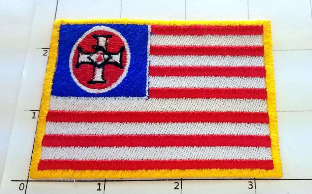 KKK Patch Kulux Klan USA MIOAK Blood Drop Badge Quadruple Tau ...